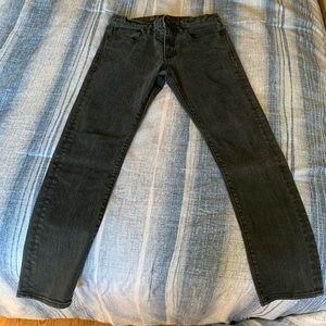Armani exchange black skinny jeans size 31